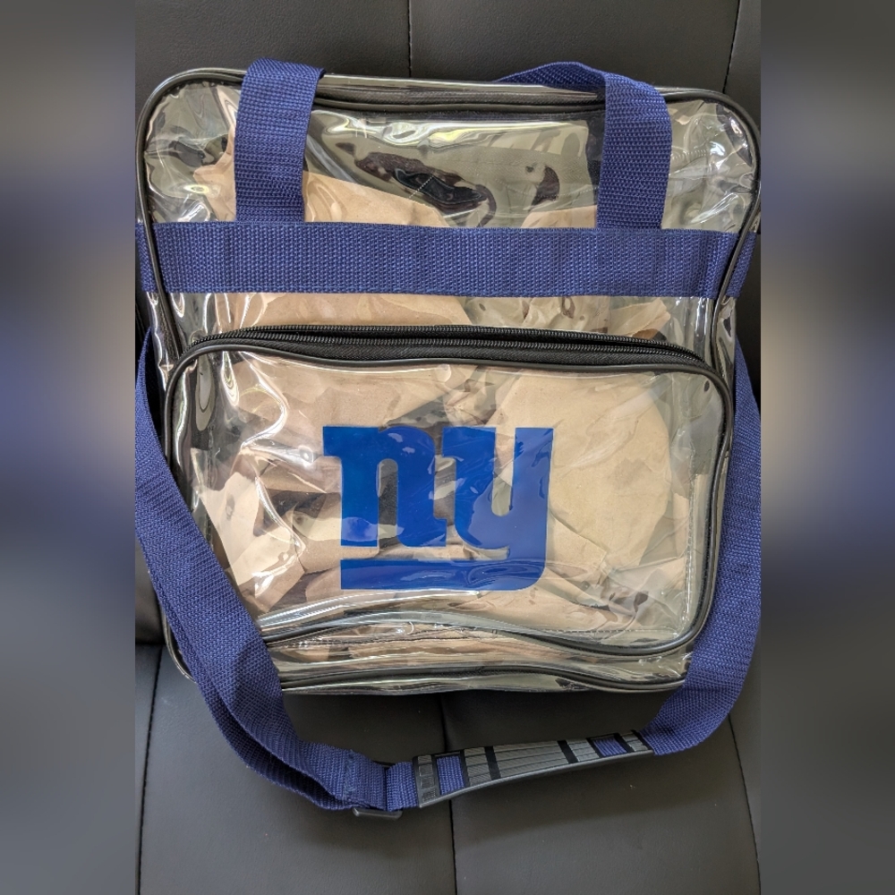 NY Giants Clear Stadium Tote Bag